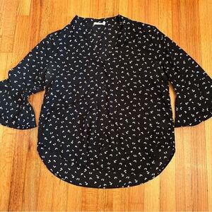 Lush Blouse top Size Large (t)